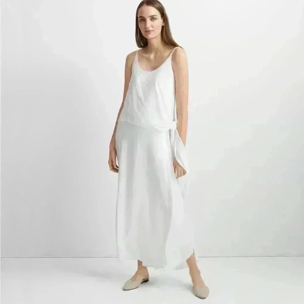 NEW Club Monaco Thereeza Dress In White Size 8